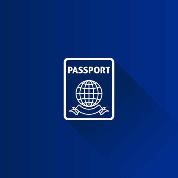 Metro Icon - pasaport - Vektör, Görsel