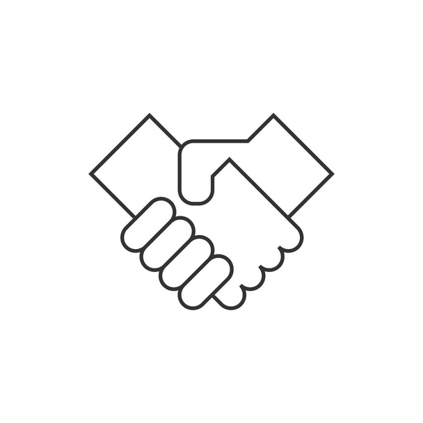 Outline icon - Handshake - Vector, Image