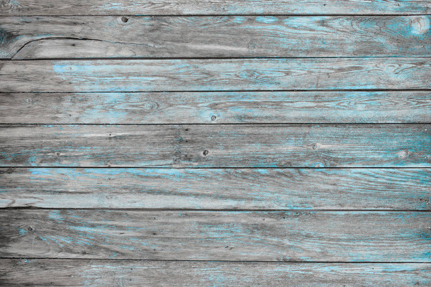Texture of old wooden boards. Faded wood of natural color. Backg - Zdjęcie, obraz
