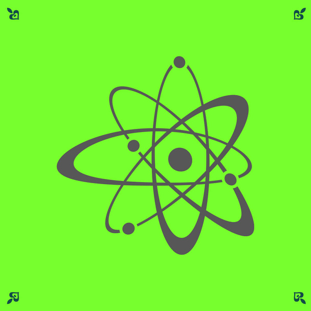 Atom sign  icon - Vector, Image