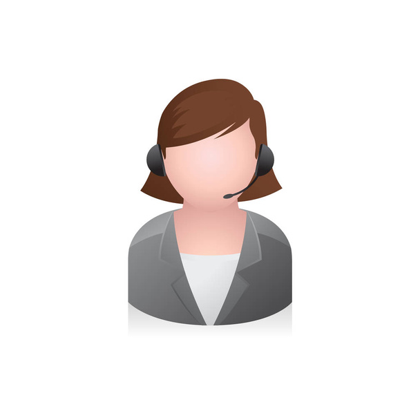 Бізнес жінка аватара
 - Вектор, зображення