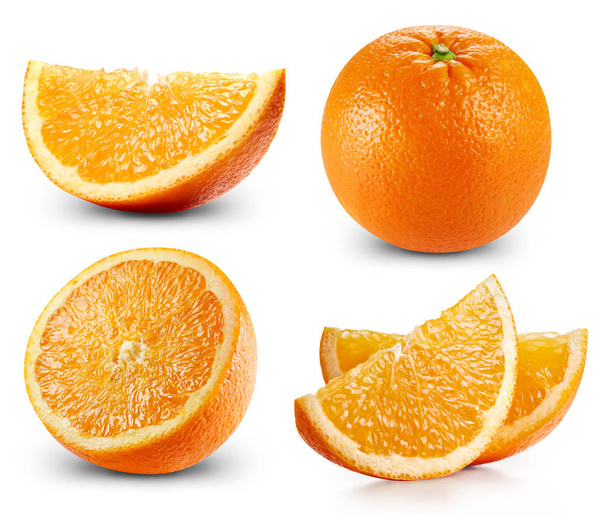 orange isolated on white - 写真・画像