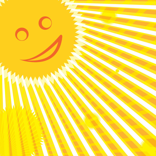 Сонце зі світлом лопне абстрактними шпалерами
 - Вектор, зображення