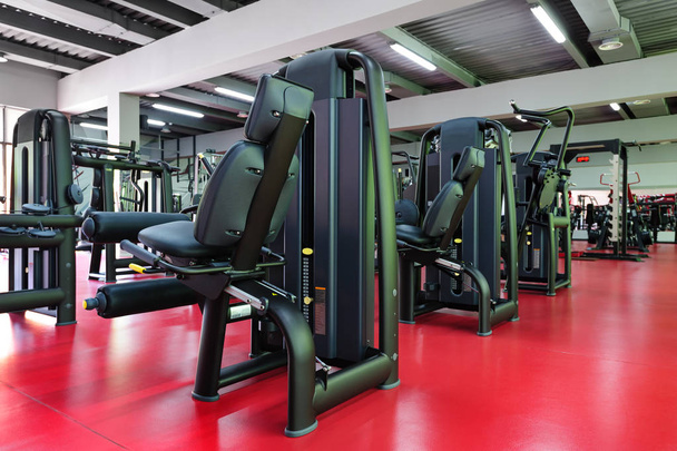 Modern gym interior with equipment - Photo, Image