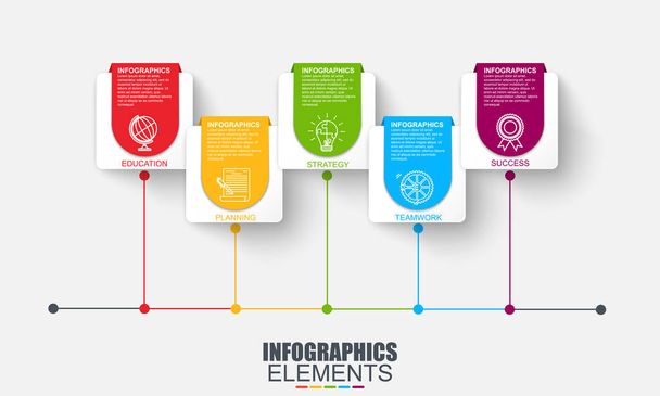 Business infographics template - Vector, Image