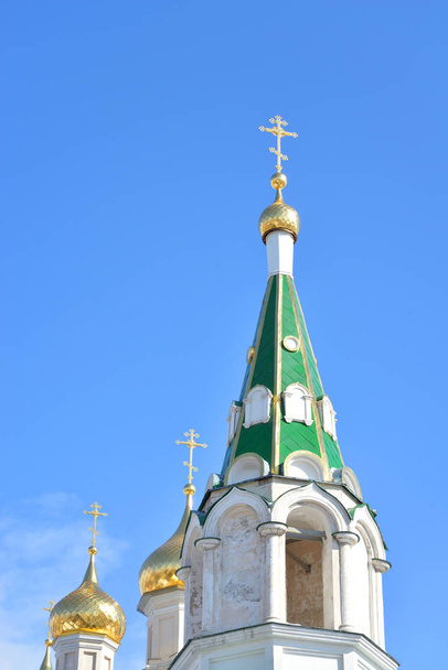 Bell tower in Voskresensky Novodevichy Convent. - Fotó, kép