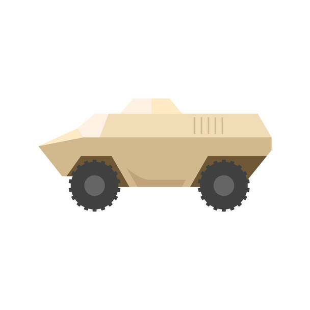 Flat icon - Armored vehicle - Διάνυσμα, εικόνα