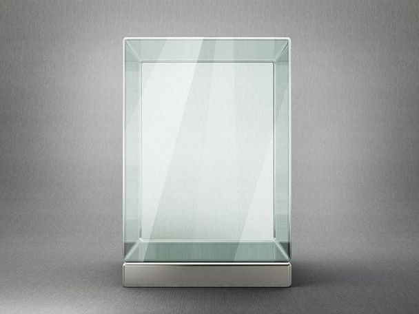 glass showcase isolated  - Valokuva, kuva