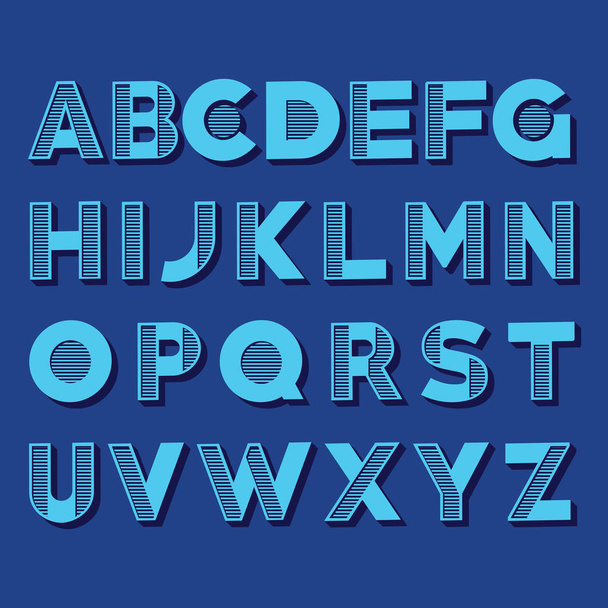 Creative Alphabet Set - Διάνυσμα, εικόνα