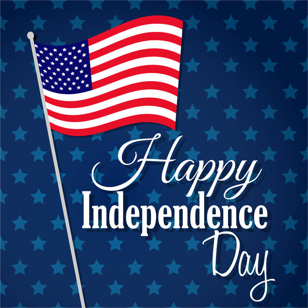 happy independence day - Vector, Image
