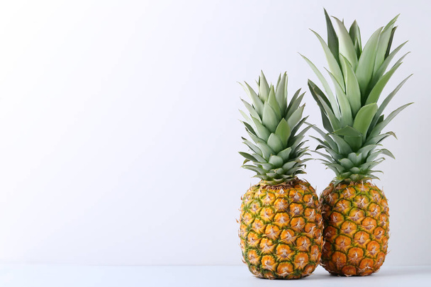 two Ripe pineapples - Фото, изображение