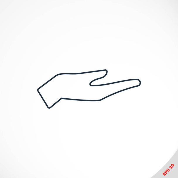 hand icon vector - Vector, Image
