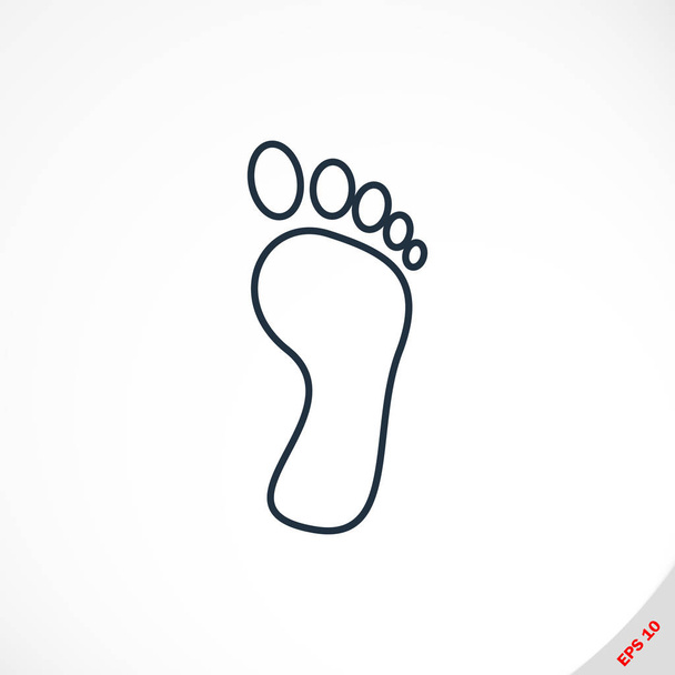 足のアイコン ベクトル  - ベクター画像