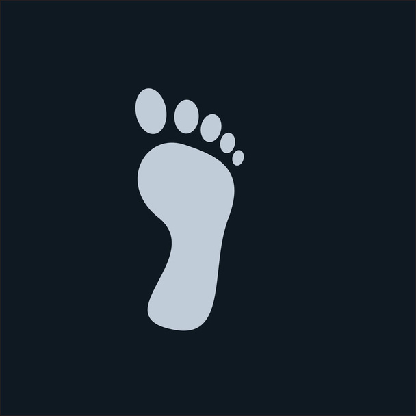 foot icon vector - Vector, Image