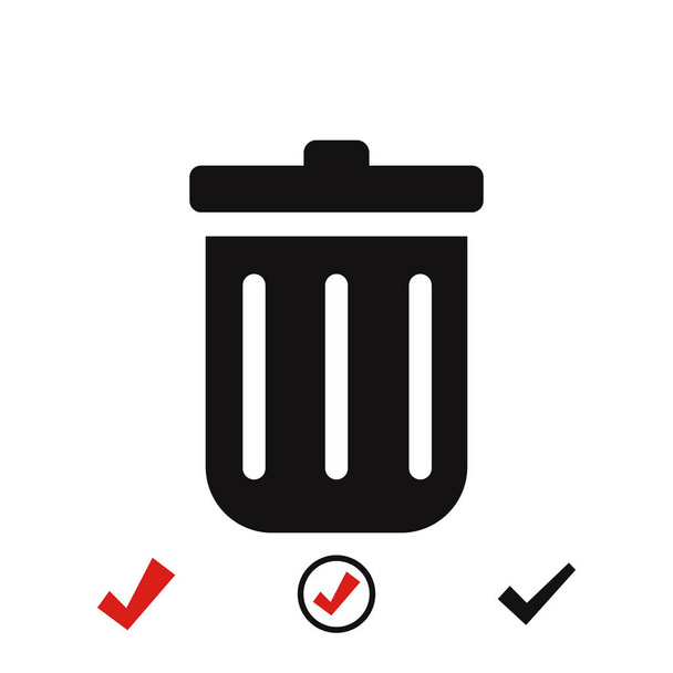 icône poubelle, vecteur
 - Vecteur, image