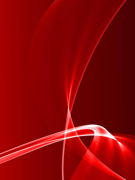 Beautiful abstract background with manysoft flame wave lines - Photo, Image