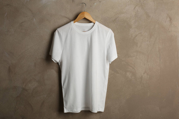Blank white t-shirt  - 写真・画像