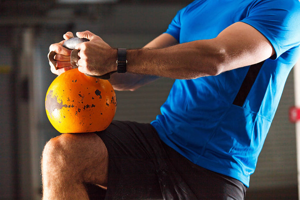 Training With Kettlebell - Photo, image