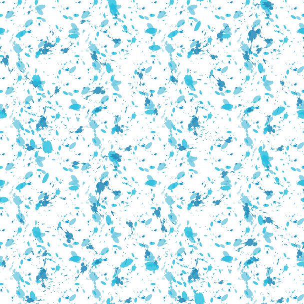 Blue spots and blots on white background - Vektor, kép