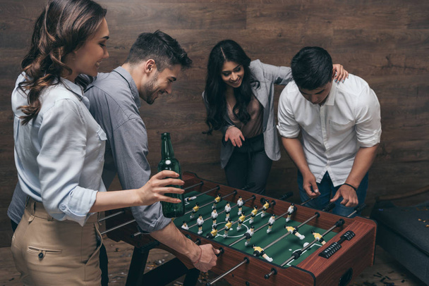 Friends playing foosball   - Photo, Image