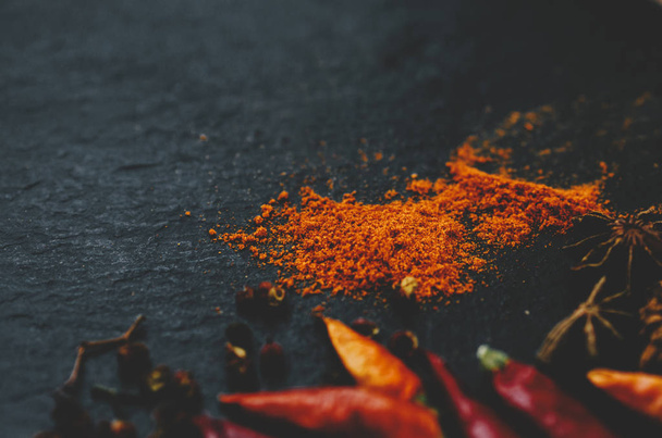 Mix Of Aromatic Spices - Foto, afbeelding