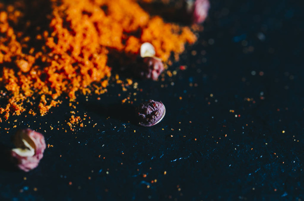 Dried Pepper And Paprika - Foto, imagen