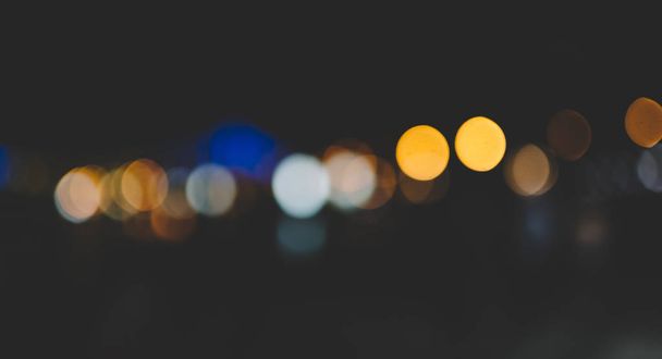 Blurred Night Lights - Фото, изображение