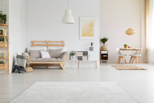 Stylish hygge living room - Foto, Bild
