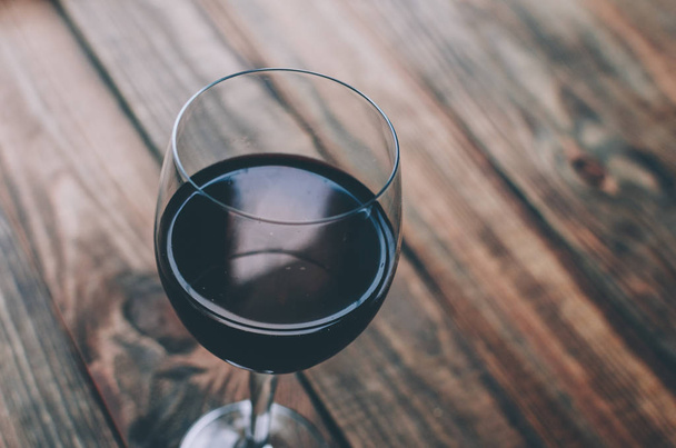Red wine In Glass - Foto, Imagem