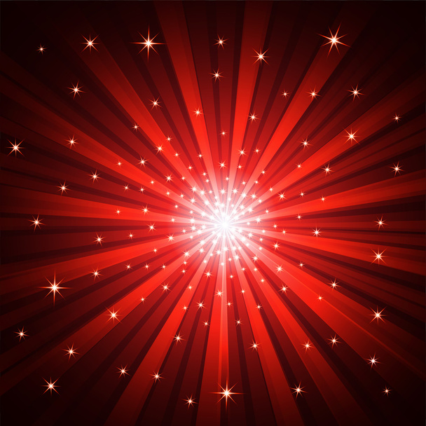fondo brillante rojo
 - Vector, imagen