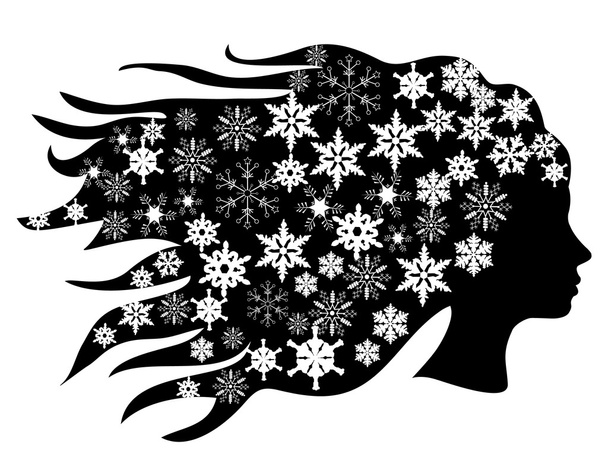 Снежная голова
 - Вектор,изображение
