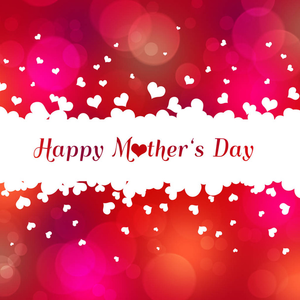 Lovely Happy Mother's Day Hearts - Foto, Bild