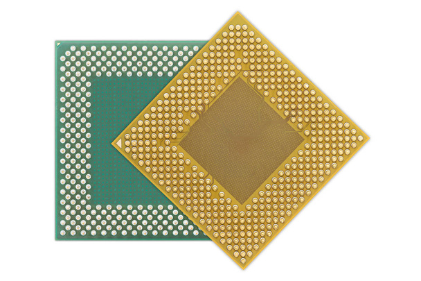 Központi feldolgozó egység vagy a számítógép chip  - Fotó, kép