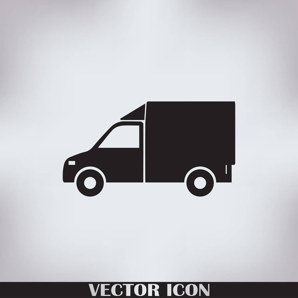 Lieferung Vektor flaches Symbol - Vektor, Bild