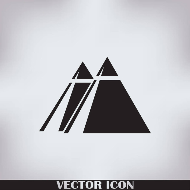 All seeing eye pyramid symbol. New World Order. - Vector, Image