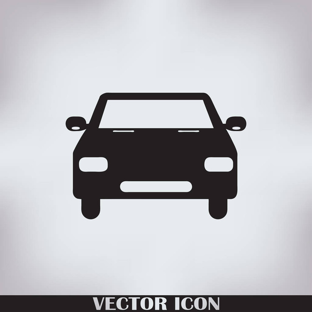 Vector coche plano icono
 - Vector, Imagen