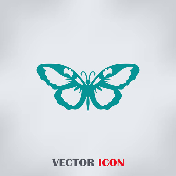 蝶のロゴのグラフィック デザインのコンセプト. - ベクター画像