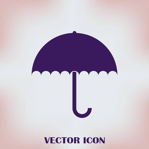 Ícone web vetor guarda-chuva
 - Vetor, Imagem