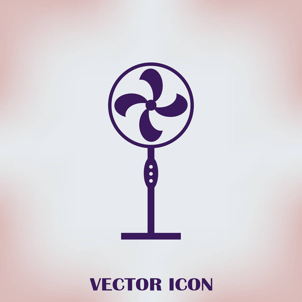 Pictogram ventilator web pictogram. - Vector, afbeelding