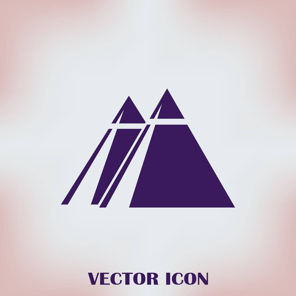 All seeing eye pyramid symbol. New World Order. - Vector, Image