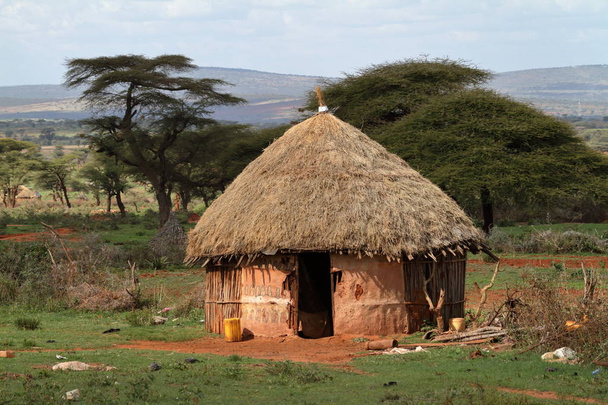 Traditional houses and villages in Africa - Photo, Image