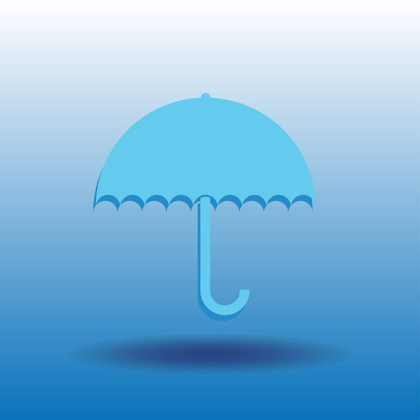 umbrella vector web icon - Vector, Image