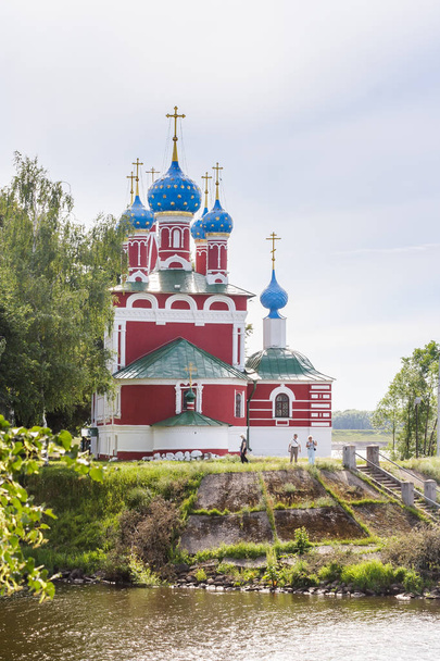 Kathedraal van Dimitri tsarevitsj op bloed in Oeglitsj, Yaroslavl Reg - Foto, afbeelding