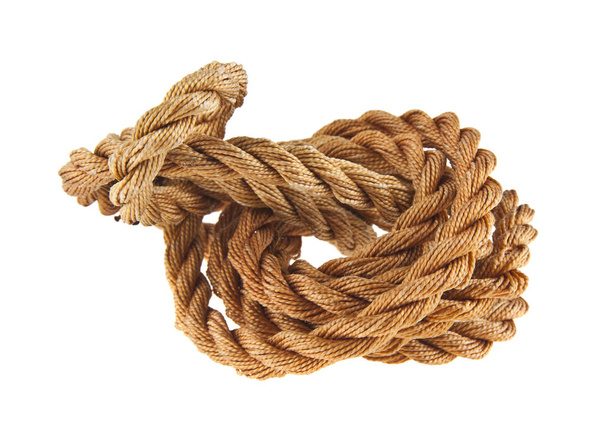 мотузка на білому тлі
 - Фото, зображення