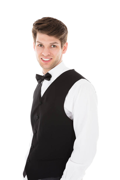 Confident Smiling Waiter - Foto, Imagem