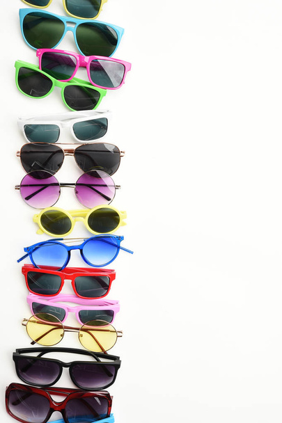 Modern fashionable sunglasses isolated  - Photo, Image