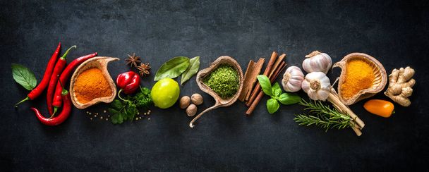 Various herbs and spices - Zdjęcie, obraz
