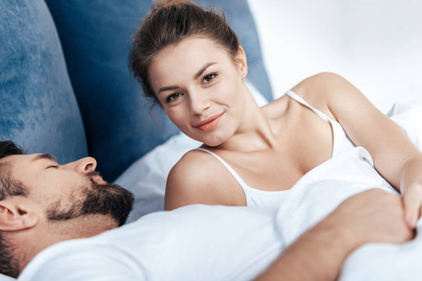 loving couple in bed - Photo, Image
