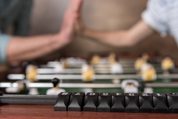 Close-up view of table football  - Photo, Image