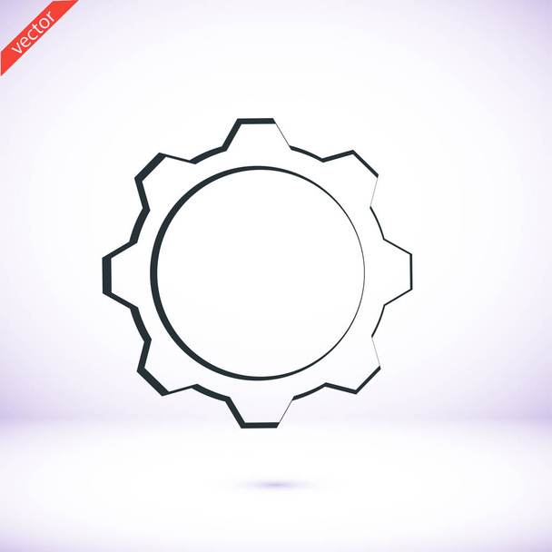gear setting icon - Vector, Image